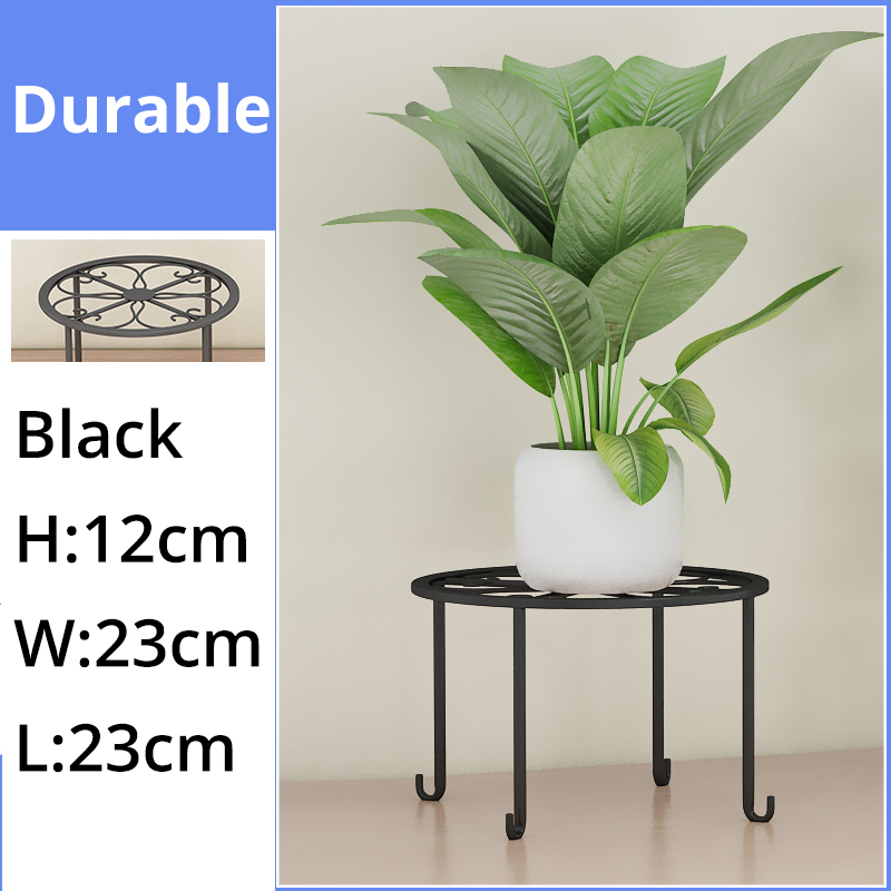 European Type Flowerpot Rack Floor Single Pot Plant Iron Flowerpot Rack ...
