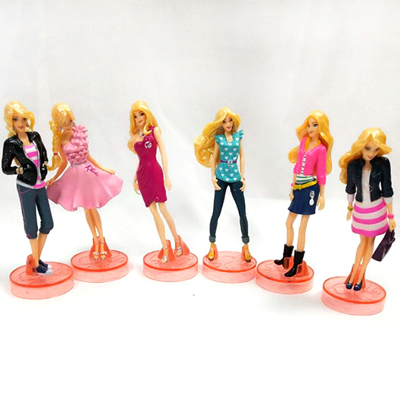 6Pcs/Set 12cm Ruth Handle Barbie Doll Princess Playscale Barbie ...