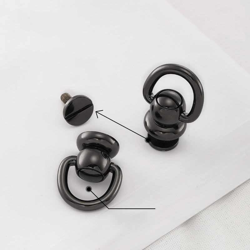 Bag Metal Rivet Snap DIY Purse Handbag Belt Connector Bag Screw Nail ...