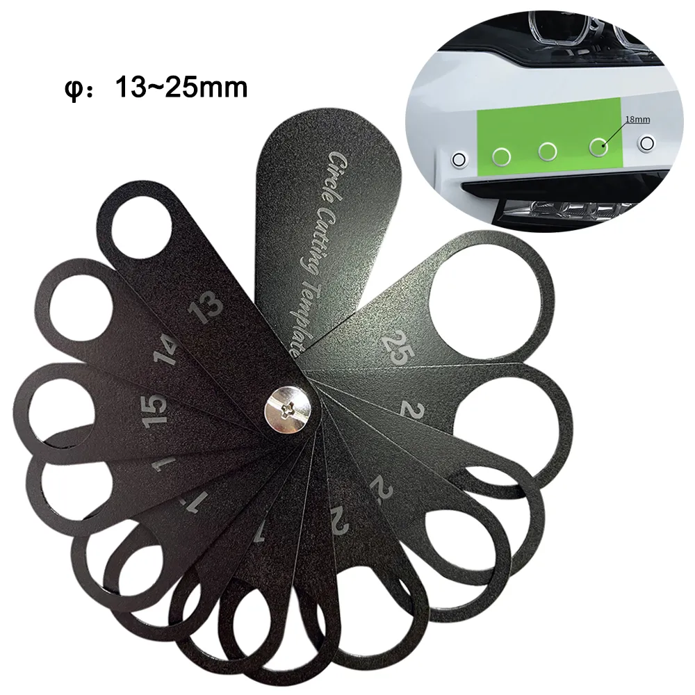 14/15pcs Vinyl Wrap Cutting Circle Dies for Car Parking Sensor Sticker ...