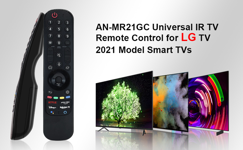Télécommande De Remplacement Pour Téléviseurs LG 2021 QLED (modèles MR21GA/MR21GC)