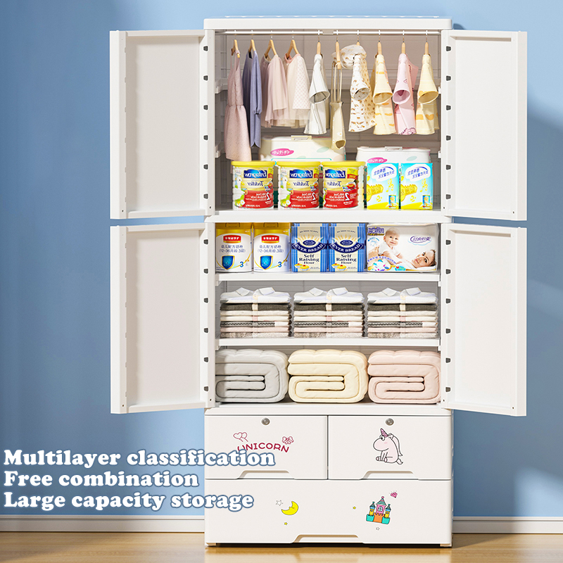 Cabinet For baby drawer plastic storage box Wardrobe For Baby Toy ...
