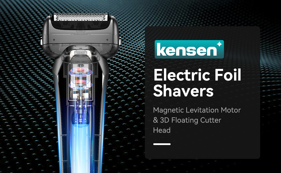 Kensen Electric Shaver Waterproof Beard Trimmer Electric Razor For ...