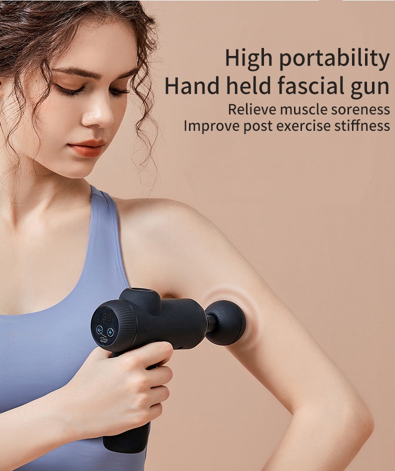Jinkairui Massager Gun Electric Fascial Gun for Muscle Relaxation ...