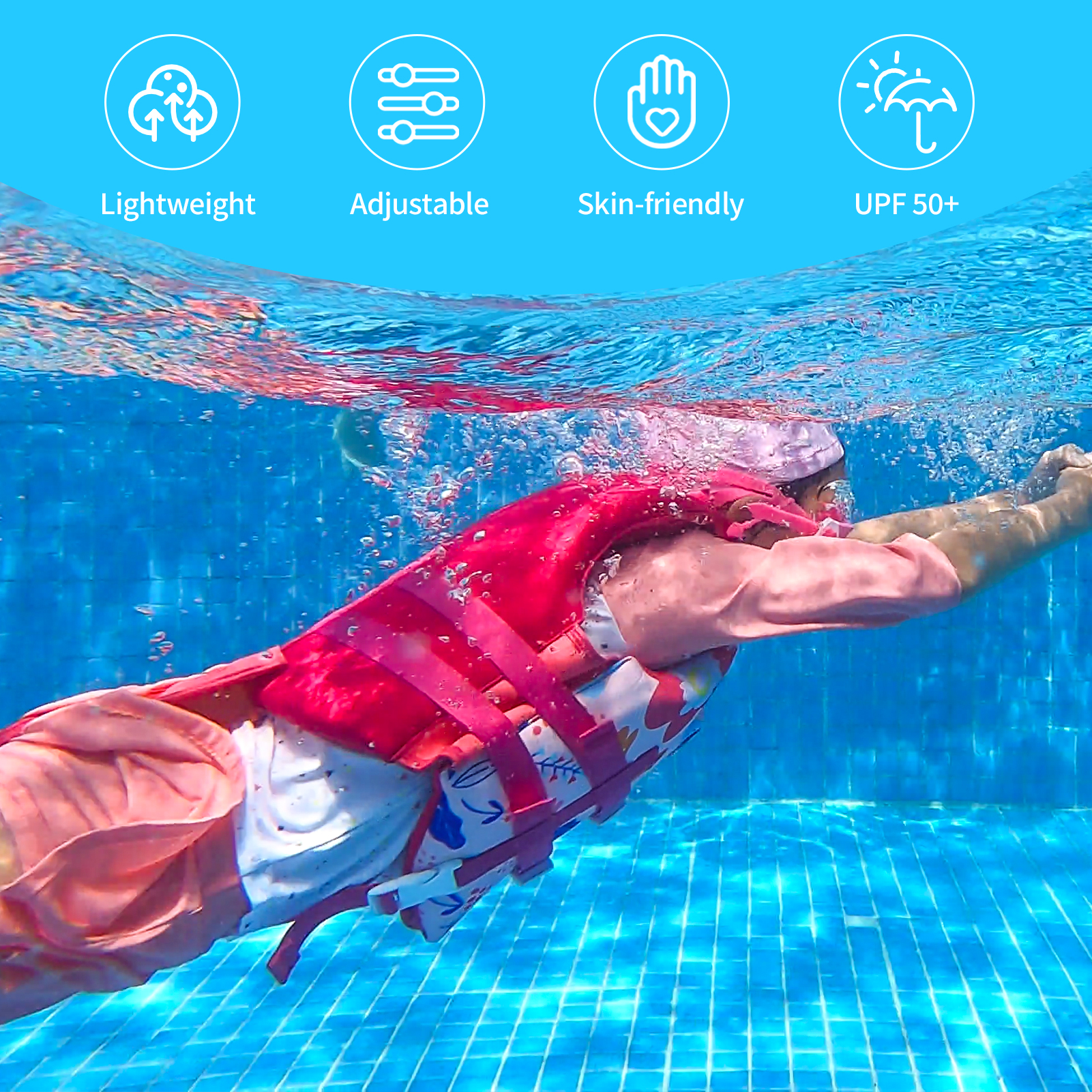 Gogokids Kids Life Vests Child Life Jacket Swimming Life Vest for Kids ...