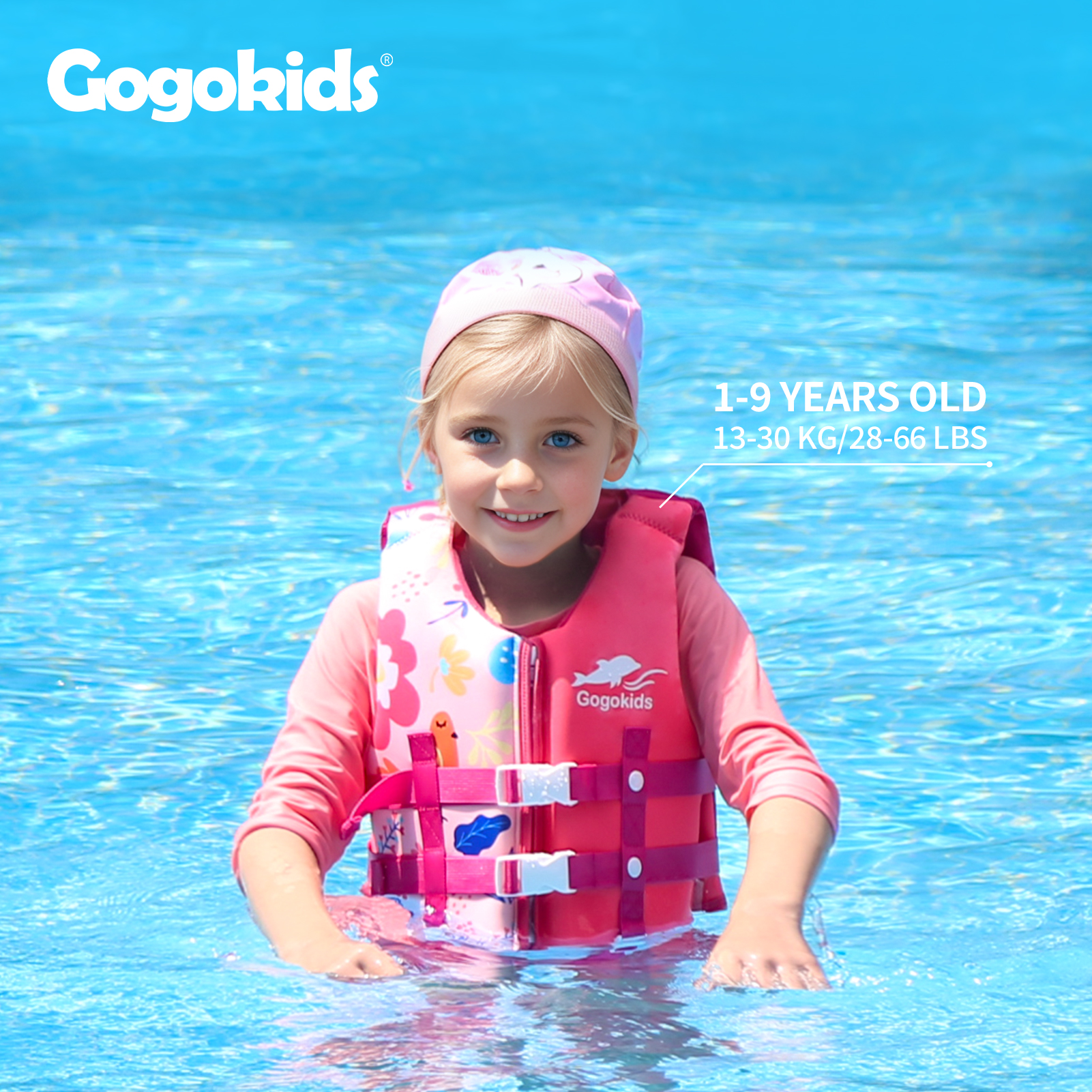 Gogokids Kids Life Vests Child Life Jacket Swimming Life Vest for Kids ...
