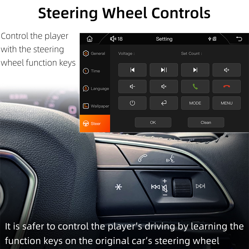 Central Multimedia Carplay Android Auto 1 Din 7 Inches MP5 Bluetooth ...
