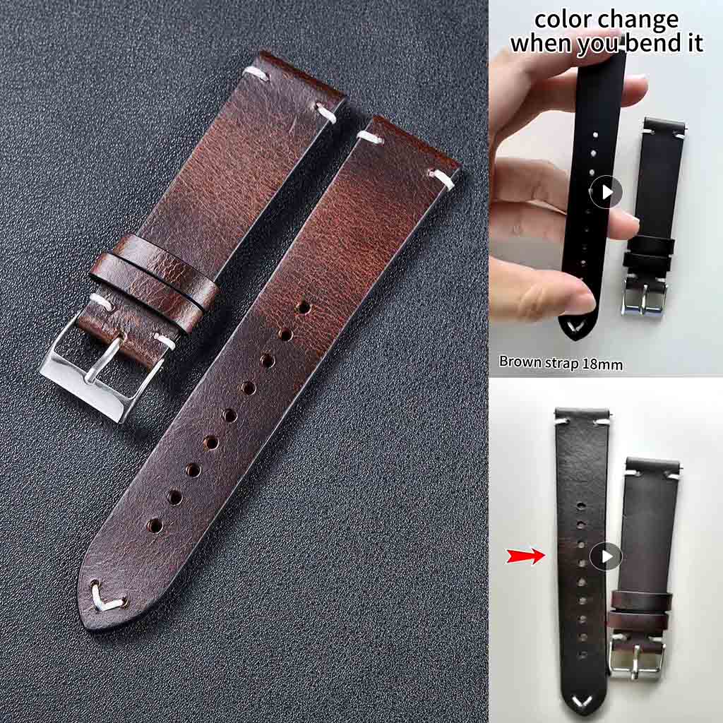 Cheap Classic Leather Watch Strap CRA045A222B_K0001888 main image 1
