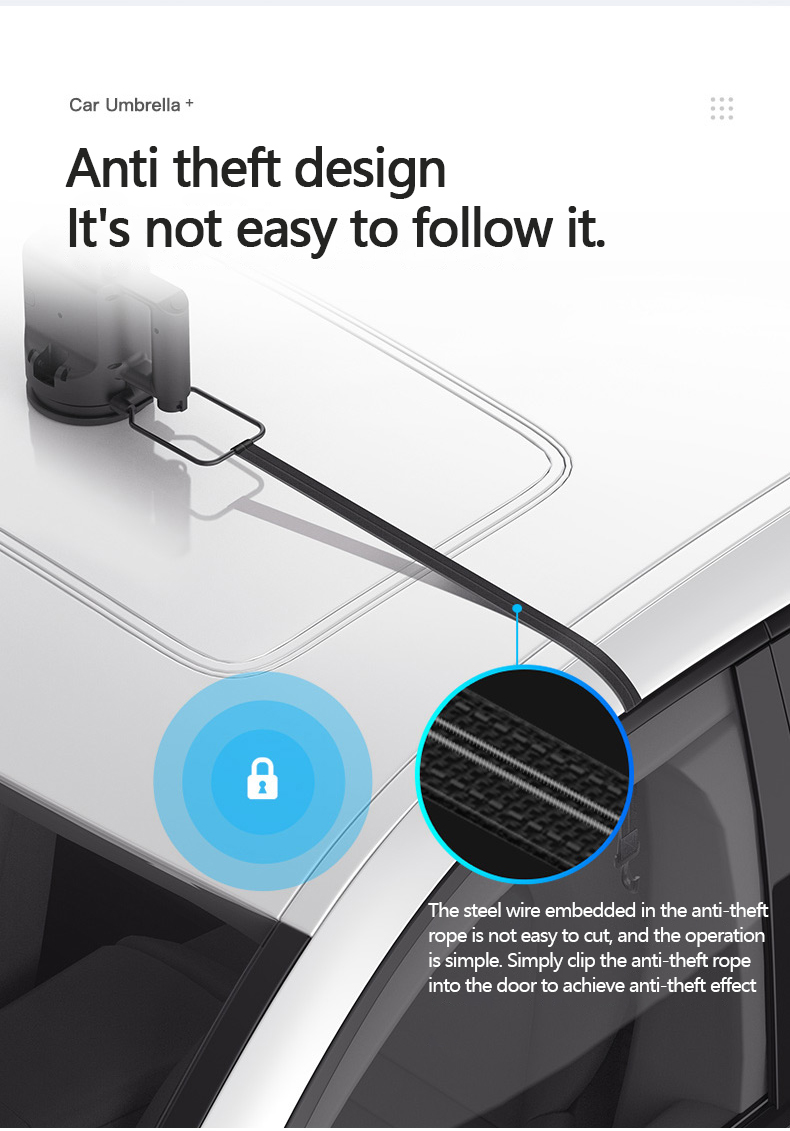 Car Sunshield Umbrella Car Cover Outdoor Protection Remote Control ...