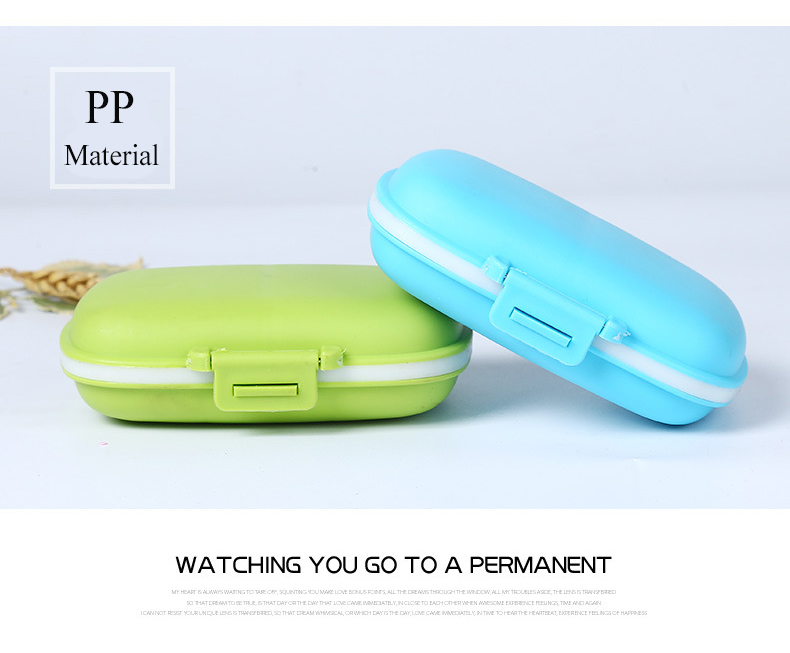 8 Grids Organizer Container for Tablets Travel Pill Box with Seal Ring ...