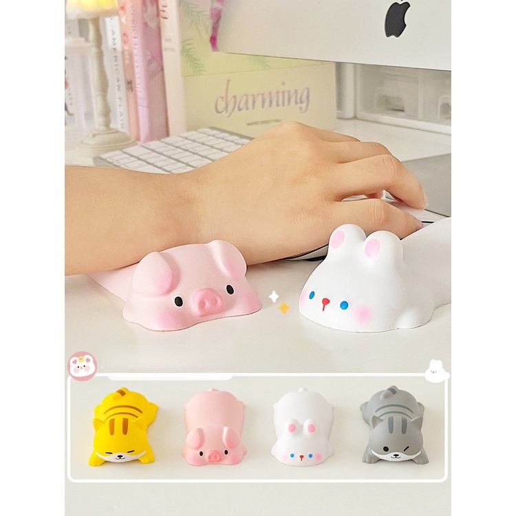 3D Cute Cartoon Wrist Rest Mouse Pad Comfortable Gaming Mouse Mat ...