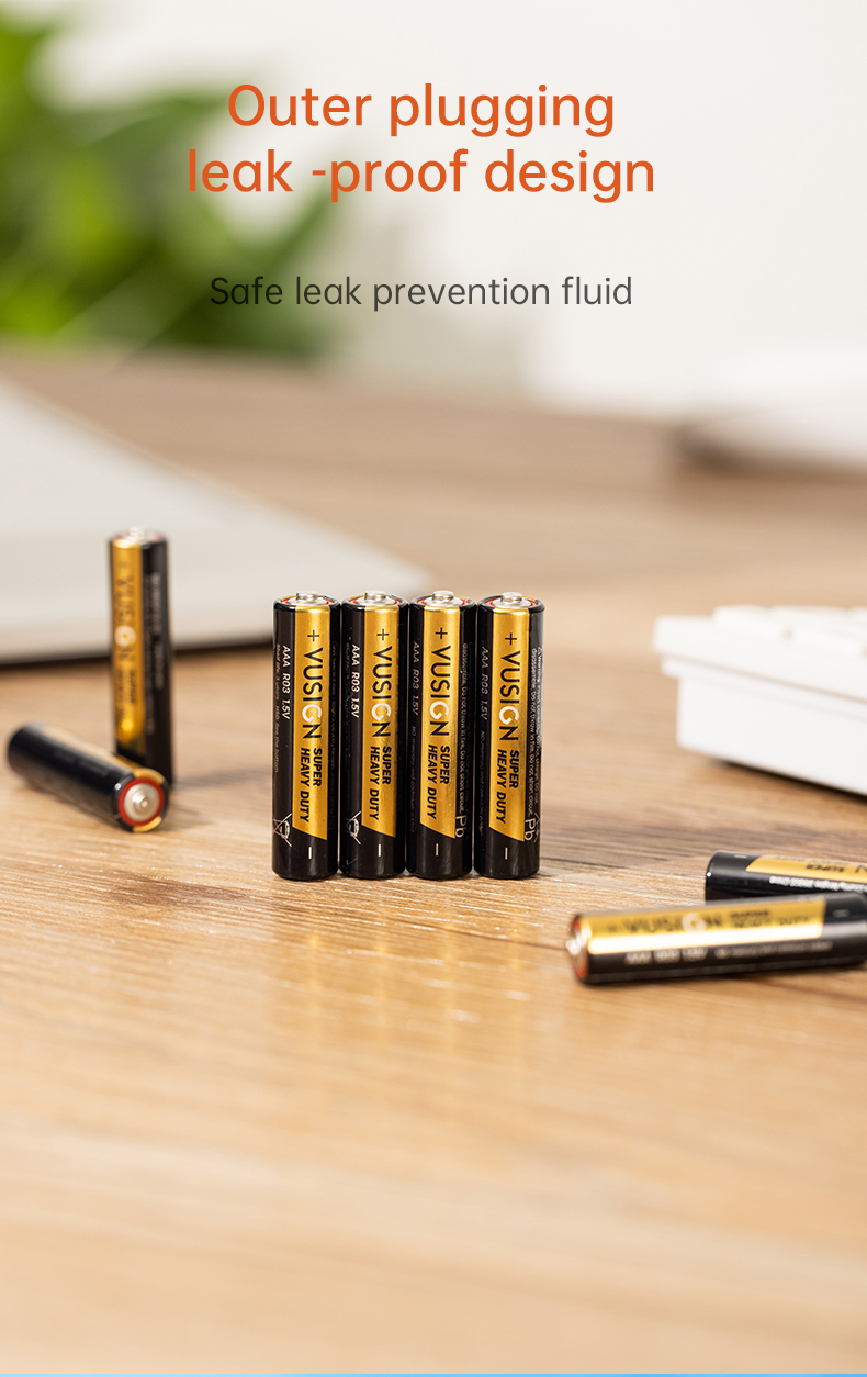 Deli Vusign AA/AAA Carbon Battery Super Heavy Duty Battery Generic ...