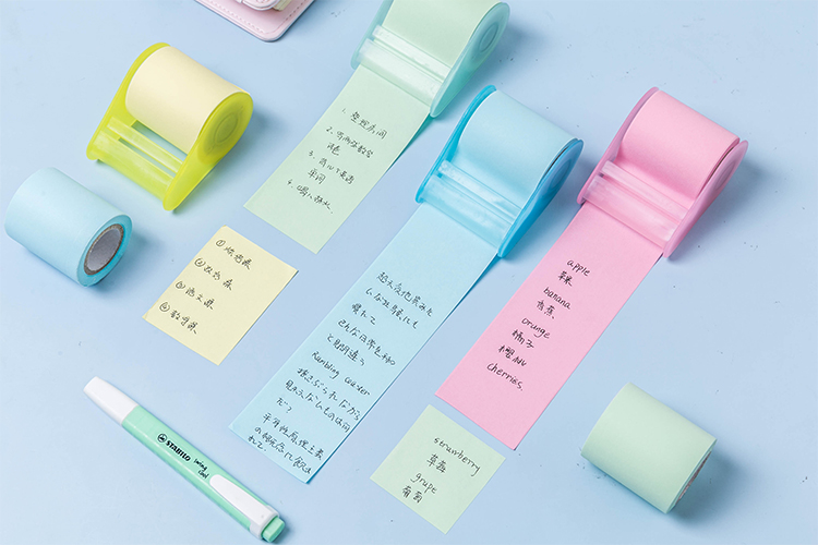 Roll type tick notes 8 m Length memo pad Stationery sticky notes ...