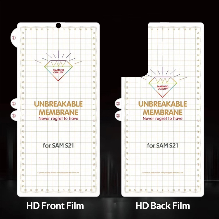 TBTIC Unbreakable Membrane Hydrogel Screen Protector for Samsung Galaxy ...