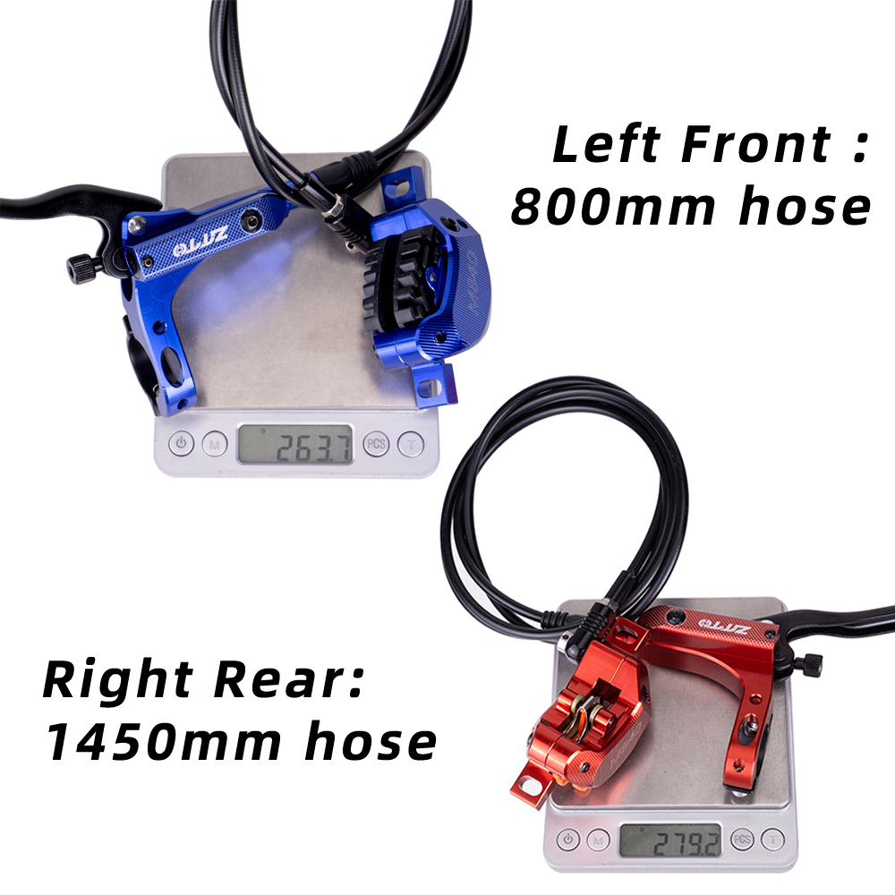 ZTTO MTB Bike Bicycle 4 Piston Hydraulic Disc Brake M840 with Cooling ...