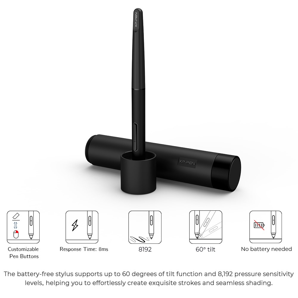 Xppen Artist 22 2nd Pen Display Drawing Monitor Support Tilt