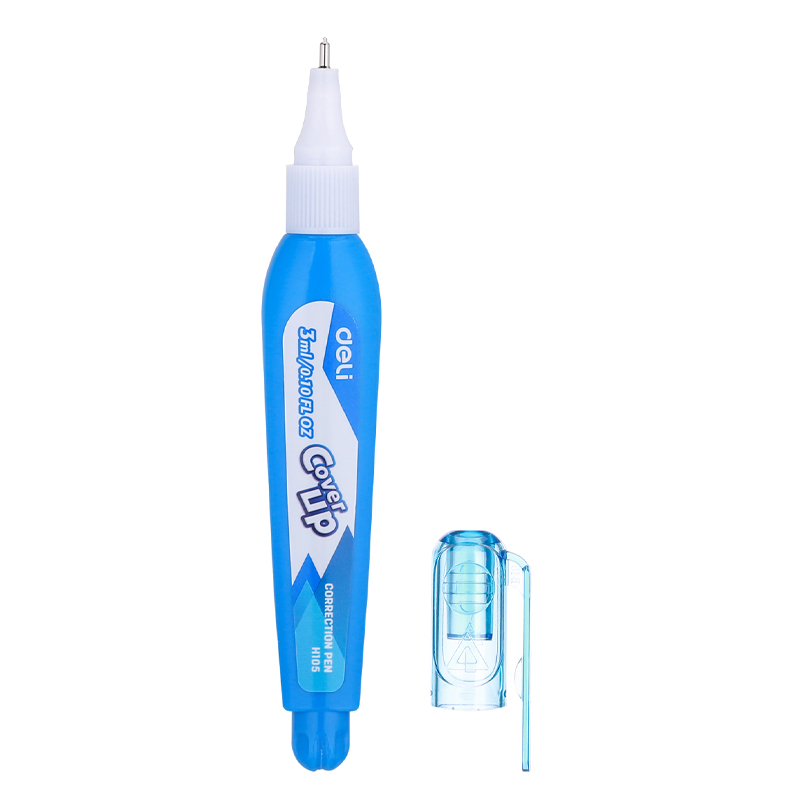 Deli 3ml Correction Fluid Pen Liquid Eraser School Supplies | Shopee ...