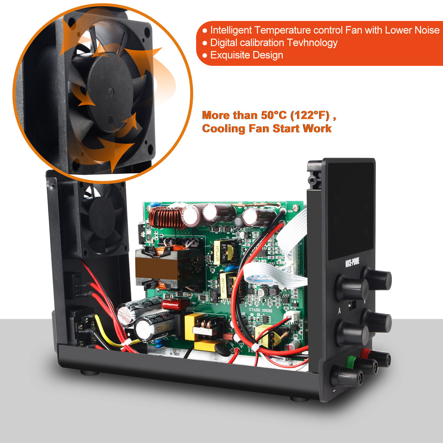NICE-POWER 30V 10A DC Power Supply Mini Variable Switch Digital Bench ...