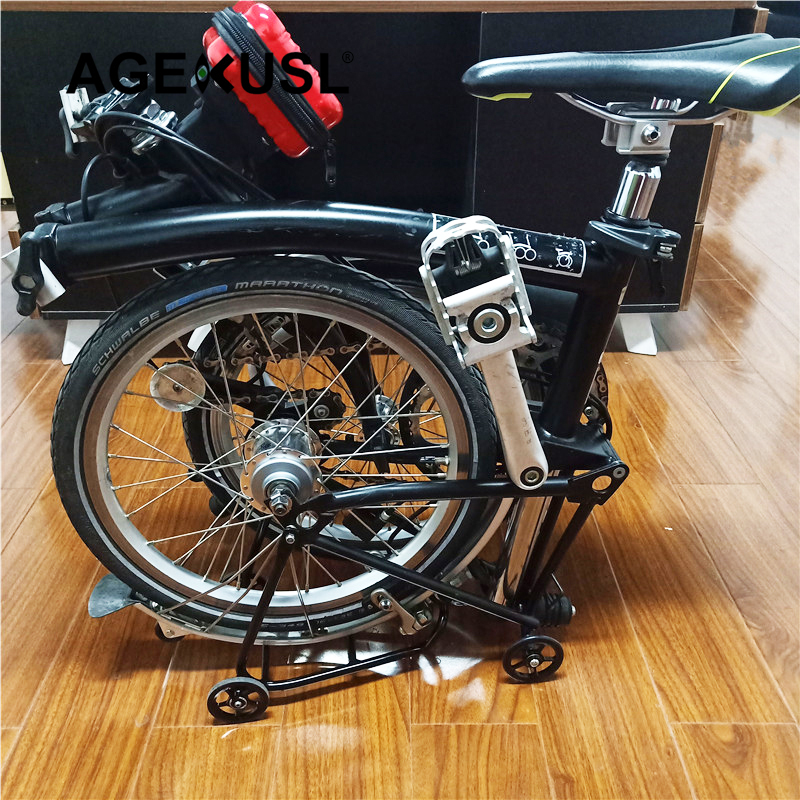 AGEKUSL Bike Racks For Brompton Cycling Easy Wheel Cargo T6 Stable ...