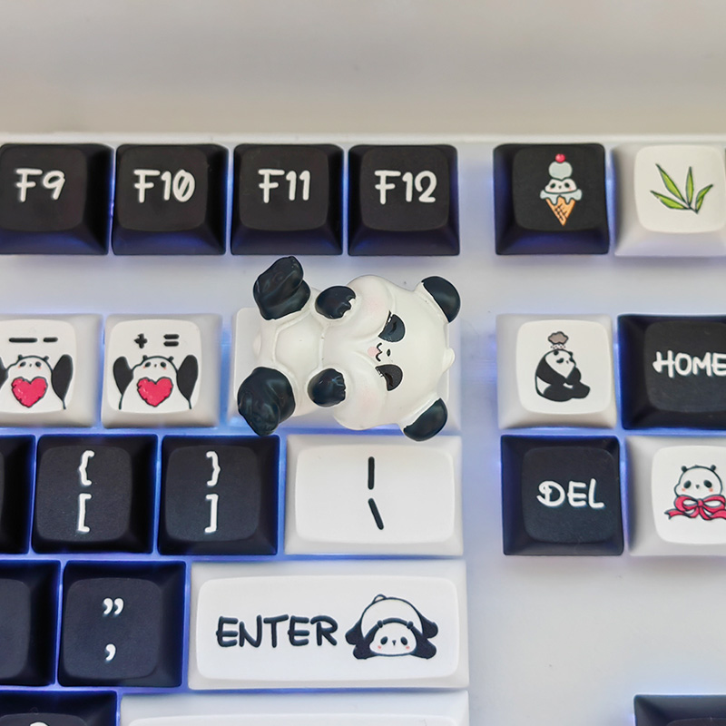 Panda Keycap Mechanical Keyboard Dedicated Button ESC Cartoon ...