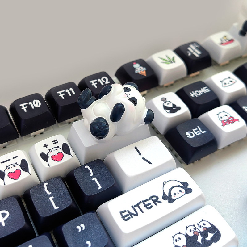 Panda Keycap Mechanical Keyboard Dedicated Button ESC Cartoon ...