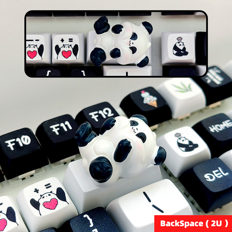 Panda Keycap Mechanical Keyboard Dedicated Button ESC Cartoon ...