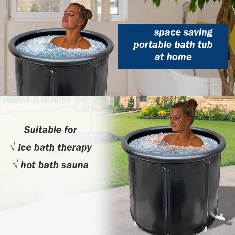 Inflatable Ice Bath Tub for Sports Injury Recovery Ice Plunge Tank ...