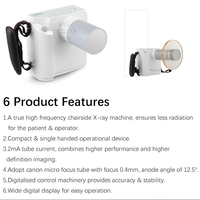 Runyes PortableX Ray Machine with Rvg Xray Sensor 70 KV/2mA Digital ...