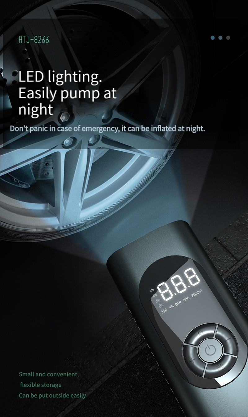 Portable wireless inflatable pump electric car, car, motorcycle ...