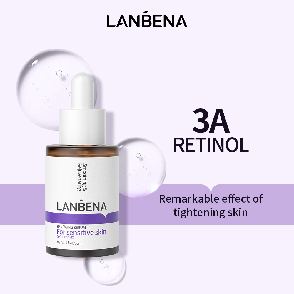 LANBENA Anti-Aging Facial Serum Retinol Collagen, Lightens Fine Lines ...