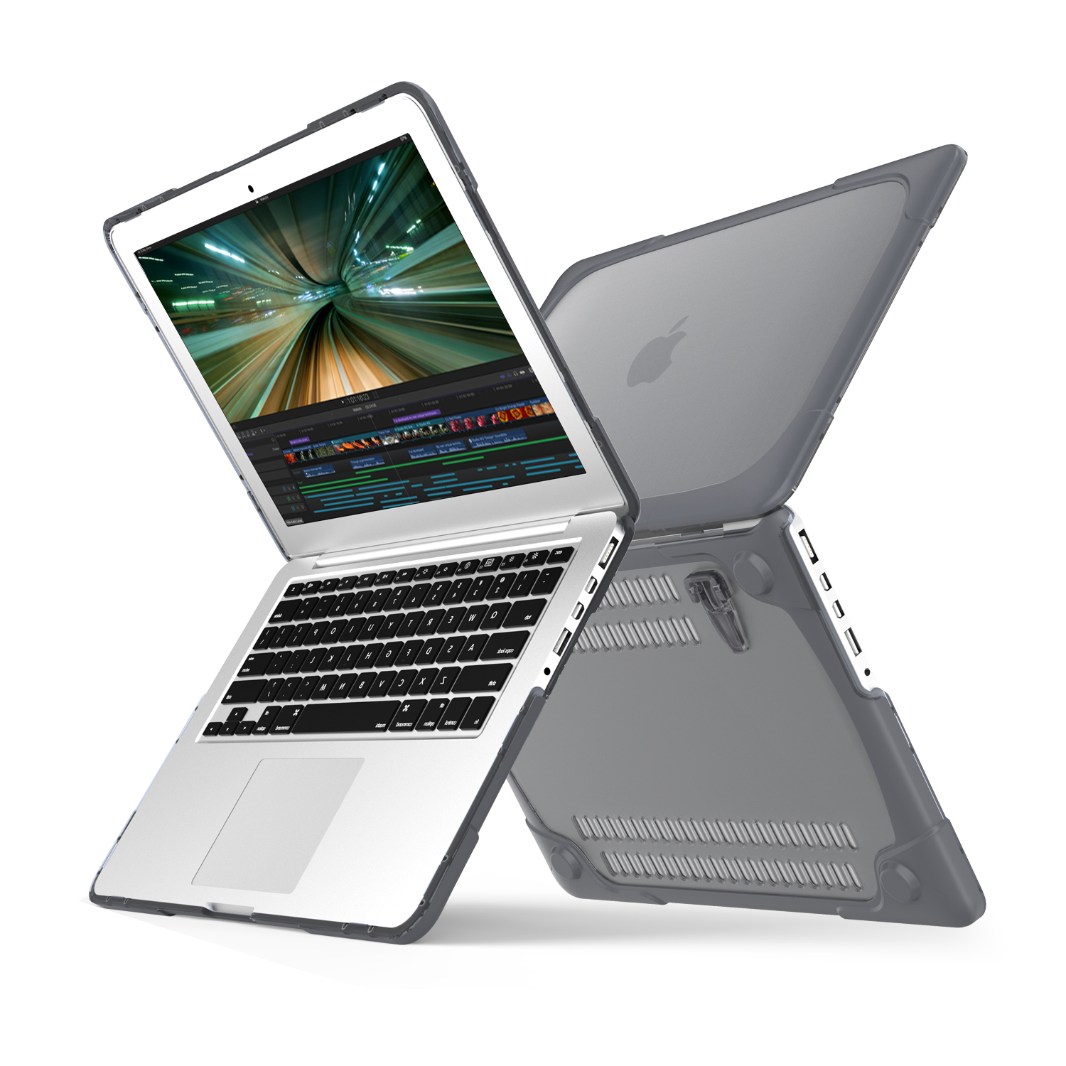 Heavy Duty Matte Coated Protective Hard Shell Cover with Fold Kickstand ...