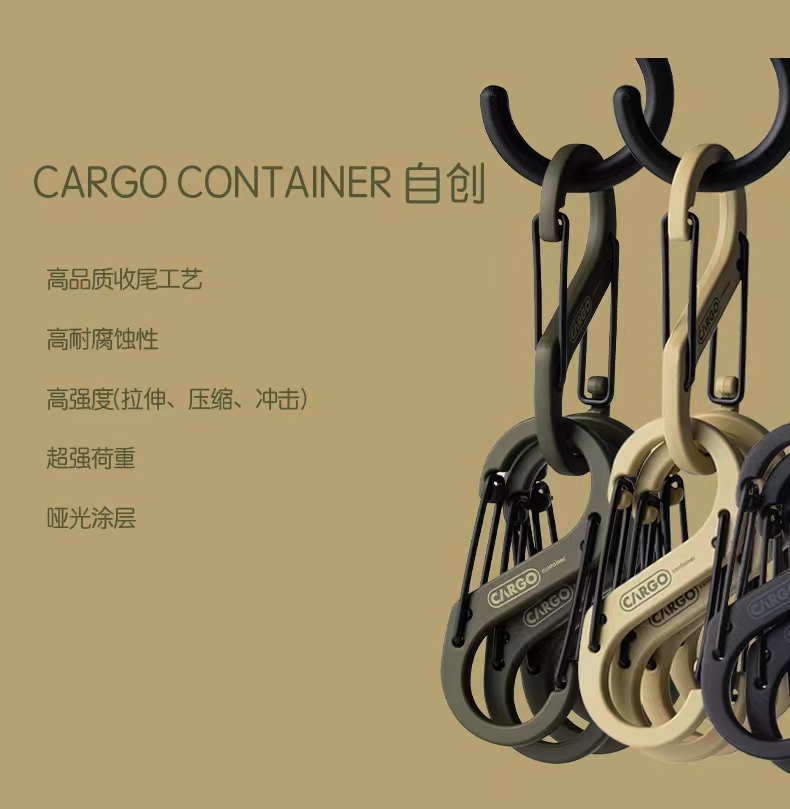 Korea Korea CARGO CONTAINER Outdoor Camping Professional Carabiner 8 ...