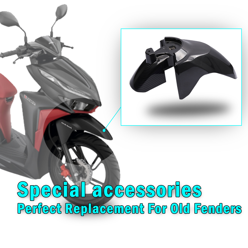 Motorcycle Front Fender For HONDA Click V2 125i / 150i Carbon Fiber ...