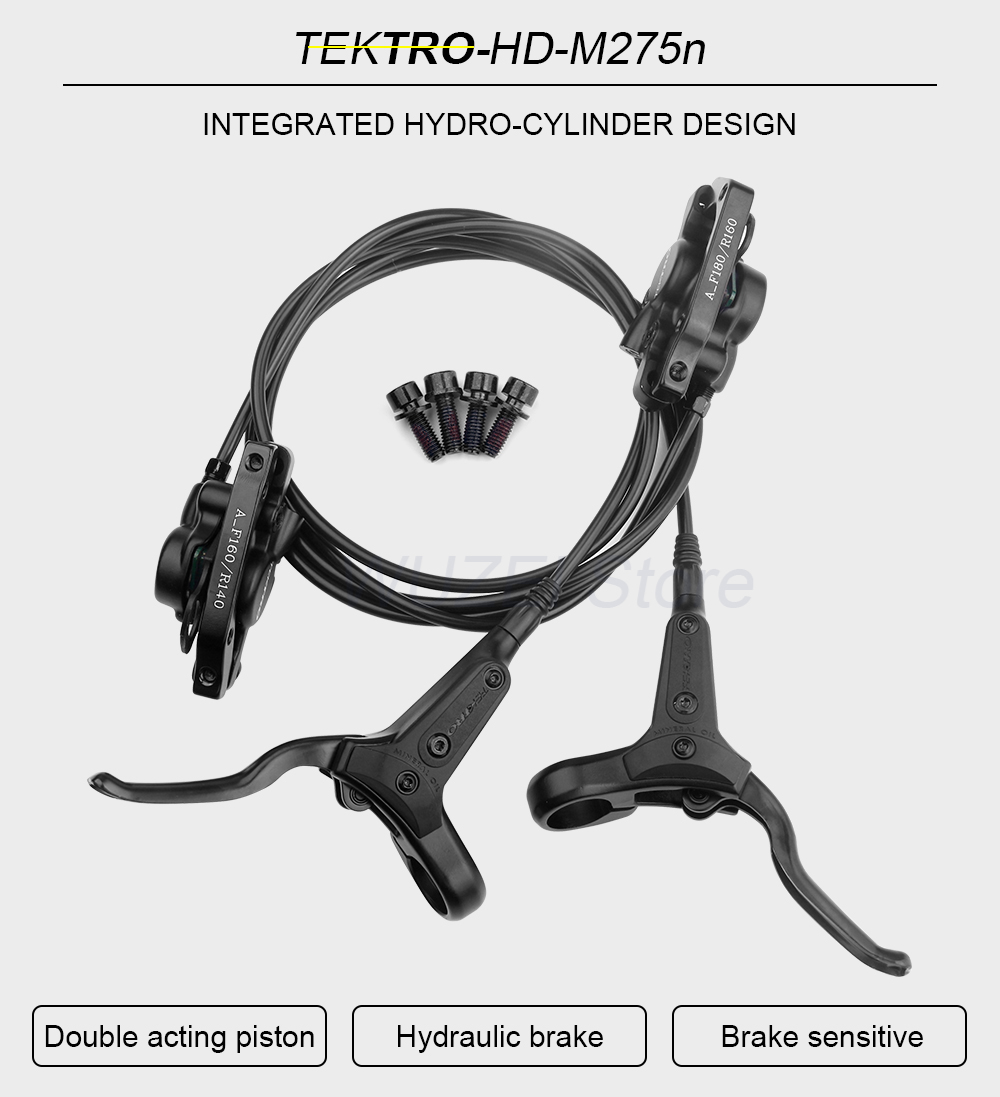 BD Blek Tektro HD M275 HD-M275n Levier De Frein Gauche Roue Avant à Disque Noir Leve Vitre Berlingo 2 - Foto 4