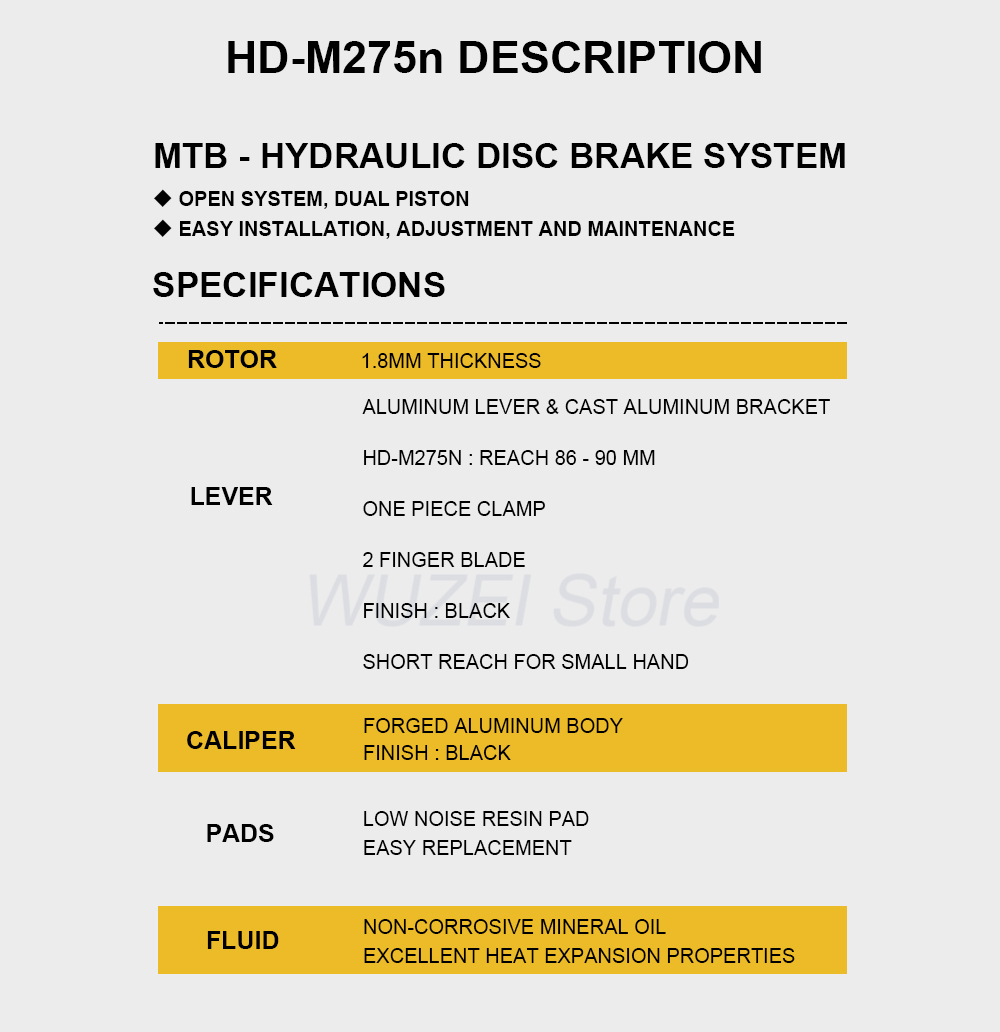 TEKTRO HD-M275 Set Freno A Disco Idraulico Per Mountain - Foto 5