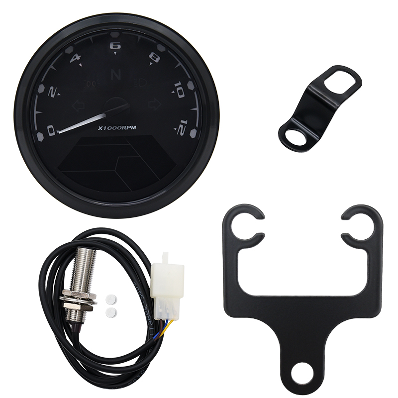 Digital Motorcycle Speedometer For YBR 125 - 12V LCD Odometer With Fuel Gauge, Waterproof & Anti-Glare Display - View #6
