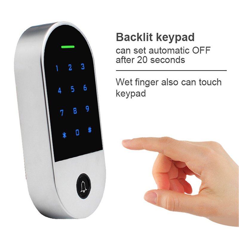 RFID Standalone Access Control Keypad with LED backlit Touch Keypad ...