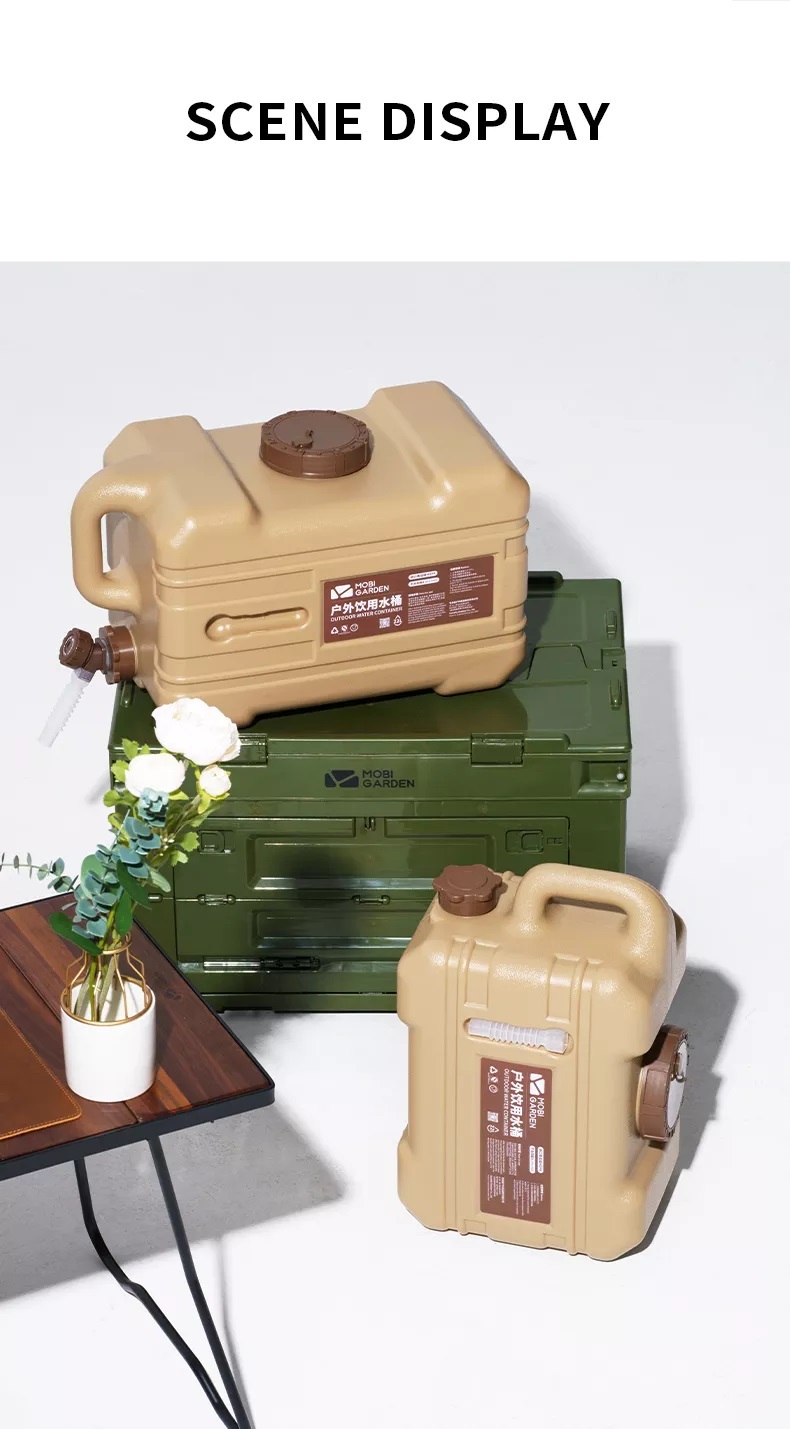 MOBI GARDEN Camping Water Container Portable Water Bucket Container ...