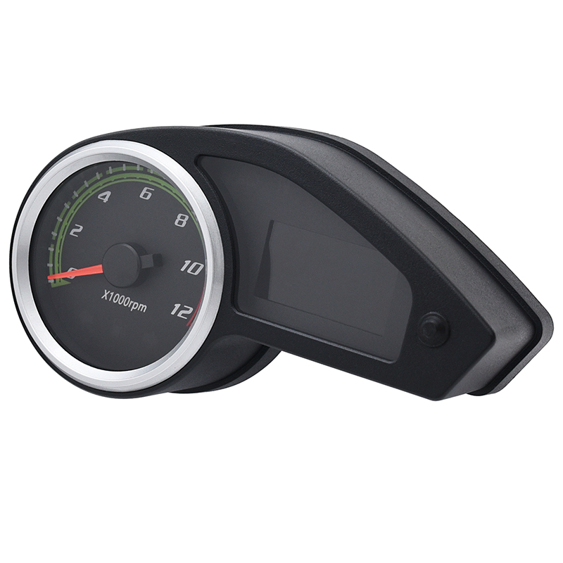 Motorcycle speedometer tachometer multi-function LCD digital instrument ...
