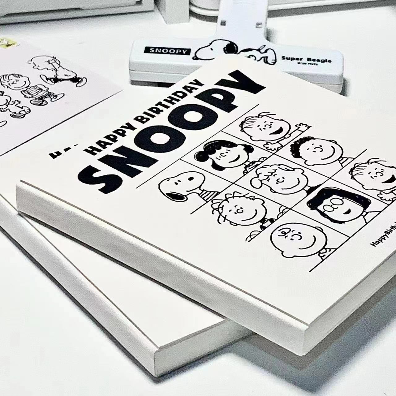 Ohaya | Snoopy Square Notebook | 100 Sheets Square Notebook Thickened ...