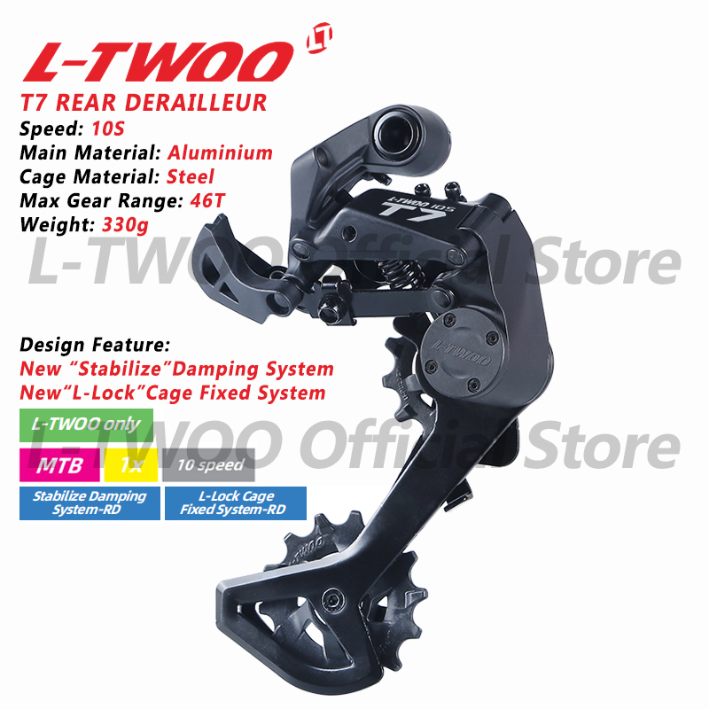 LTWOO T7 10Speed Groupset 2-Way Release Trigger Shifter Damping RD For ...