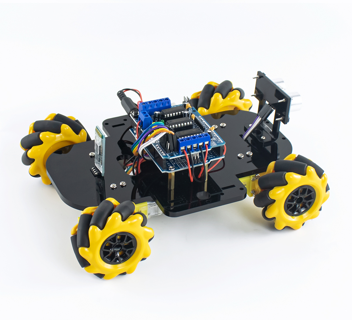 LAFVIN Omni Directional Mecanum Wheels Robot Car Kit for Arduino UNO R3 ...