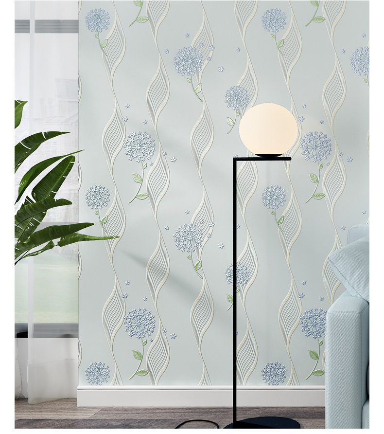 Wallpaper Self-adhesive Cozy Girl Bedroom Wall Decoration 3D Room ...