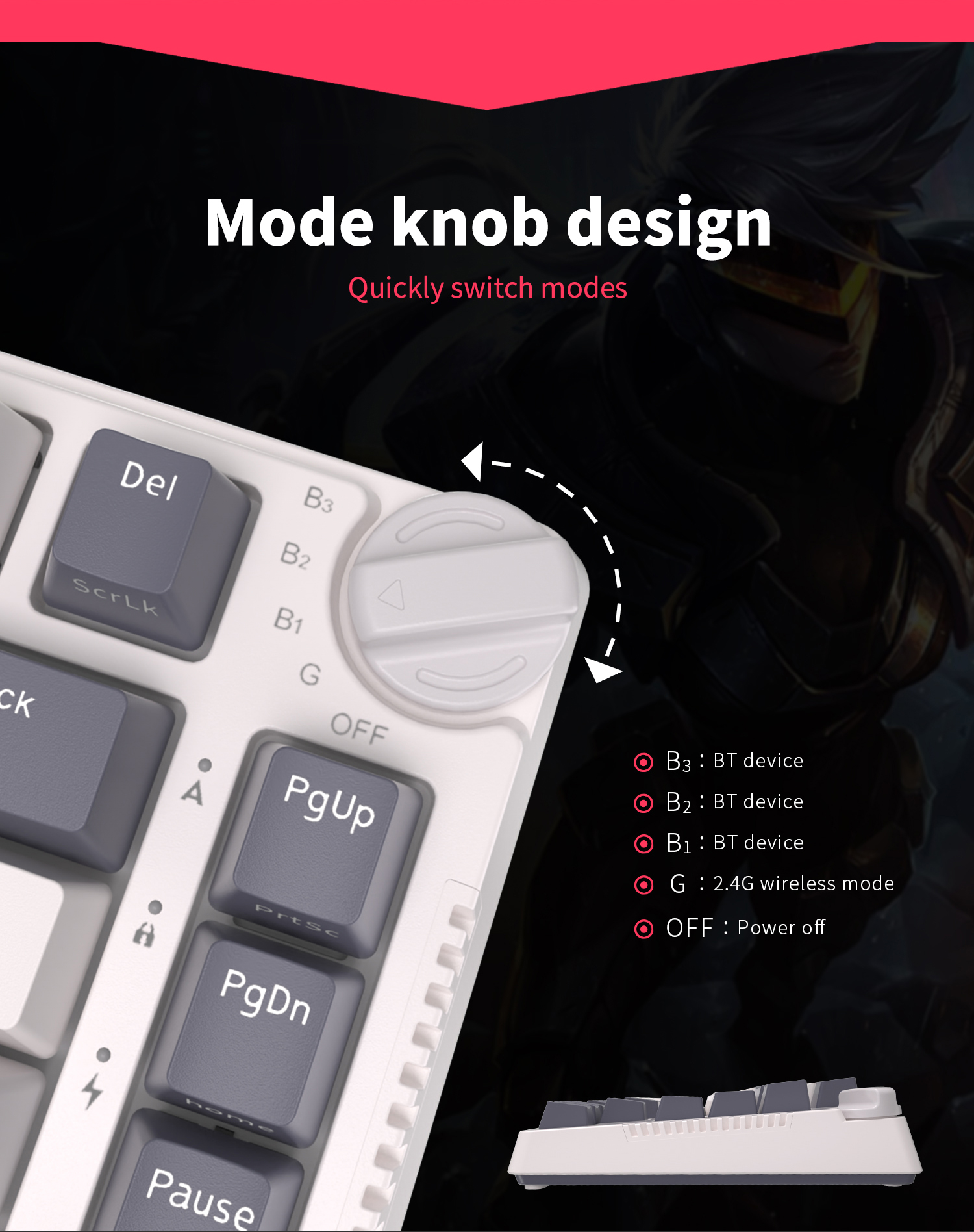 RK H81 RK ROYAL KLUDGE 81 Key Gasket Structure Tri-Mode RGB Wired ...