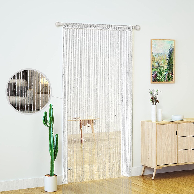 Beaded String Curtain Door Curtain Beads Thread Curtains Window Wall ...