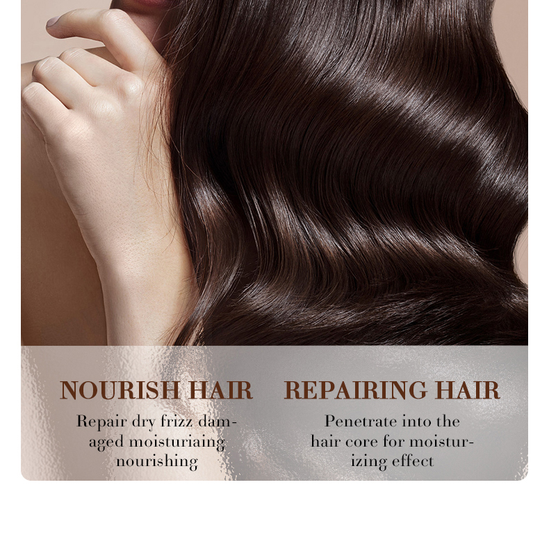 SADOER Coconut oil Hair Mask and Shampoo Treatment for Rebonded Hair and Nourishing Creamsilk