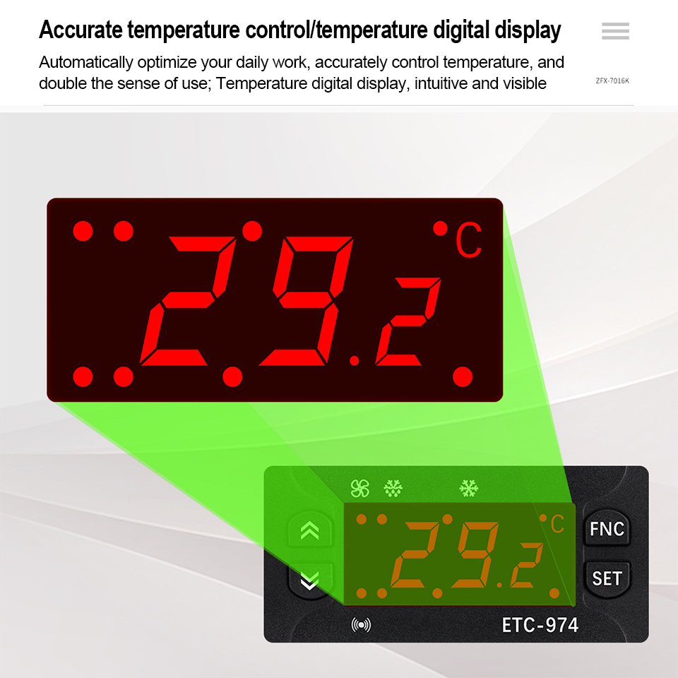 Mini Temperature Controller Refrigerator Thermostat Regulator ...