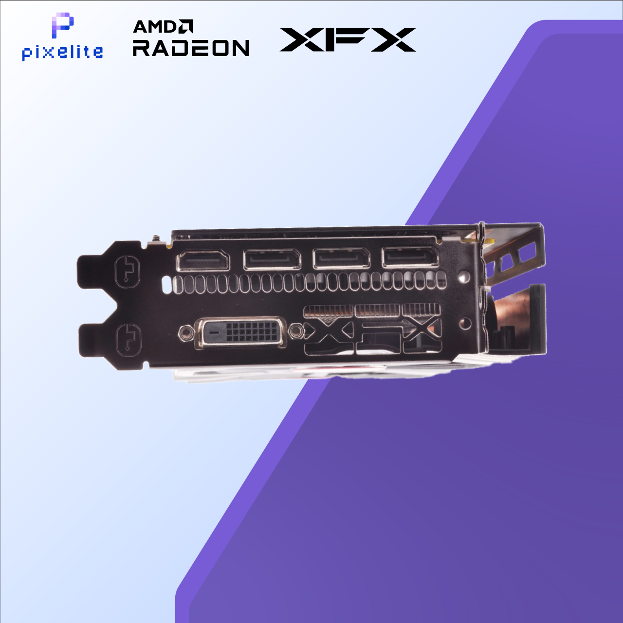 Used XFX RX 580 RX580 2304SP 2304 SP 8G 8GB D5 DUAL FAN AMD Graphic ...