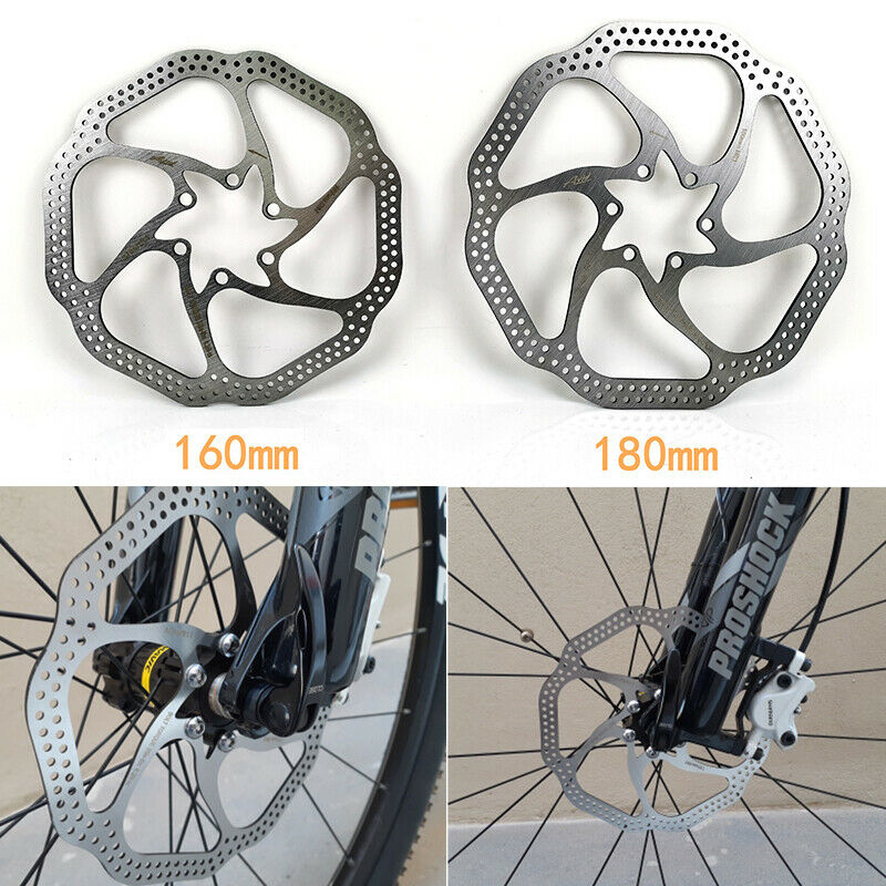 160mm Brake Rotor 180/203mm MTB Disc Brake Rotors Heat Dissipation Road ...
