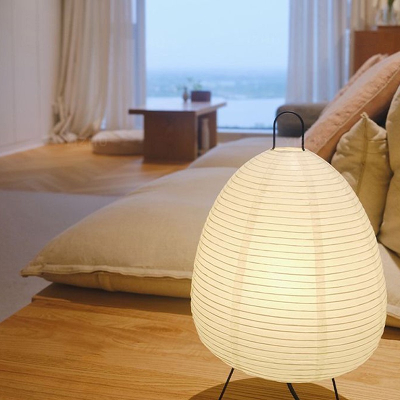 Japanese Minimalist Table Lamp Bedroom Study Creative Reading Light ...